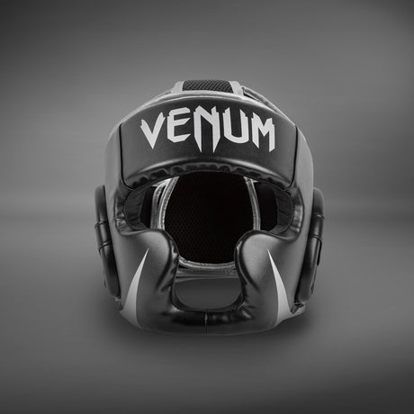 Venum Challenger Headgear Black/Silver - front