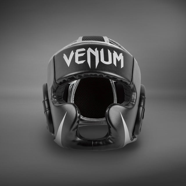Venum Challenger Headgear Black/Silver - front