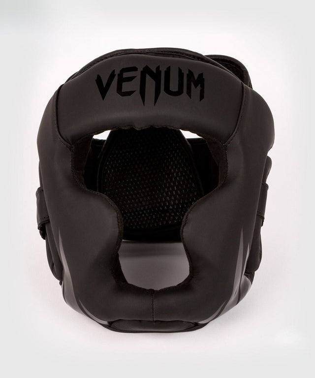 Venum Challenger Kids Headgear Black/Black - front