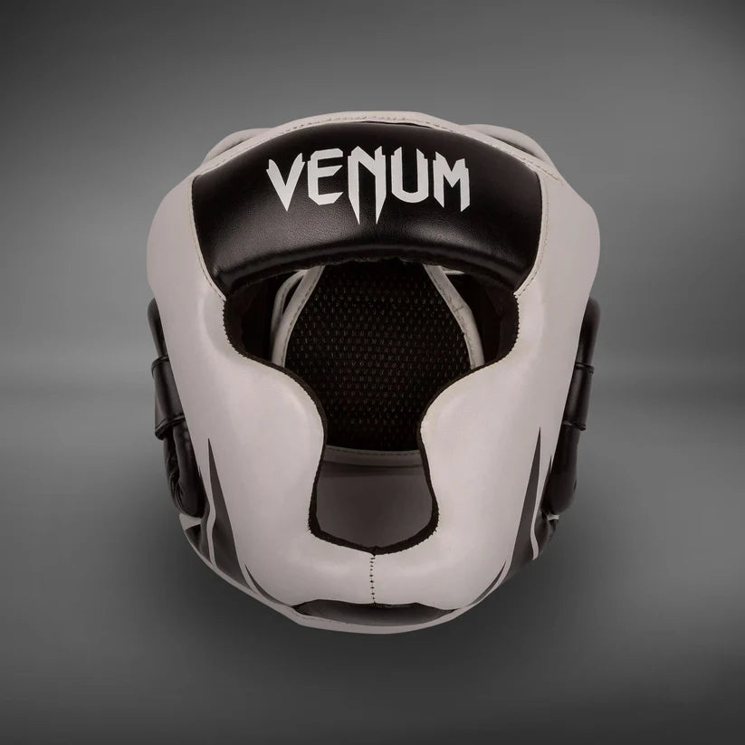 Venum Challenger Kids Headgear Black/White - front