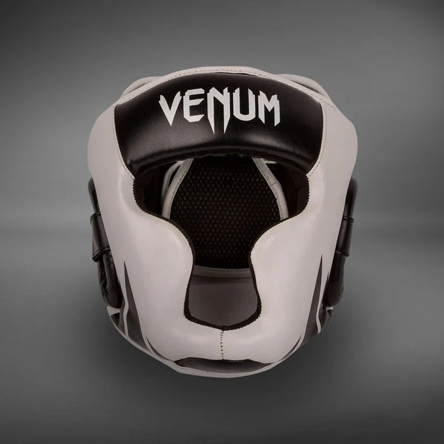 Venum Challenger Kids Headgear Black/White - front