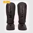 Venum Challenger Kids Shin Guards Black/Black - front