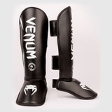 Venum Challenger Kids Shin Guards Black/White - back