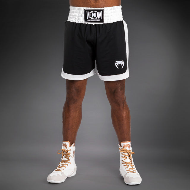Venum Classic Boxing Shorts Black/White - side