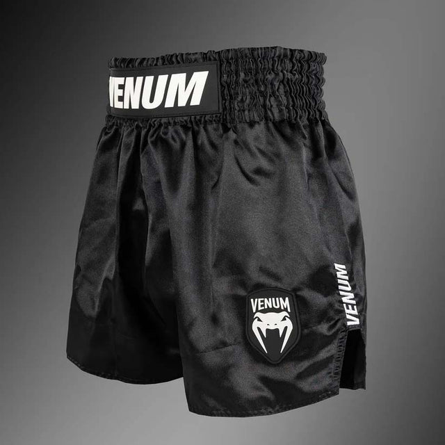 Venum Classic Evo Muay Thai Shorts Black/White
