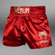 Venum Classic Muay Thai Short Bordeaux/gold - front