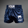 Venum Classic Muay Thai Short Navy blue/white - front