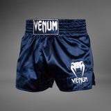 Venum Classic Muay Thai Short Navy blue/white - front