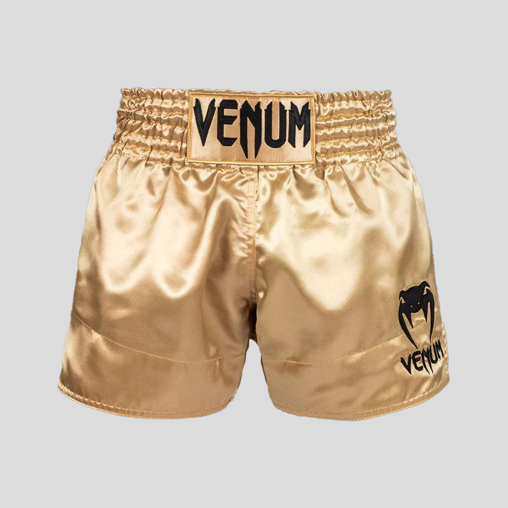 Venum Classic Muay Thai Shorts Gold/Black