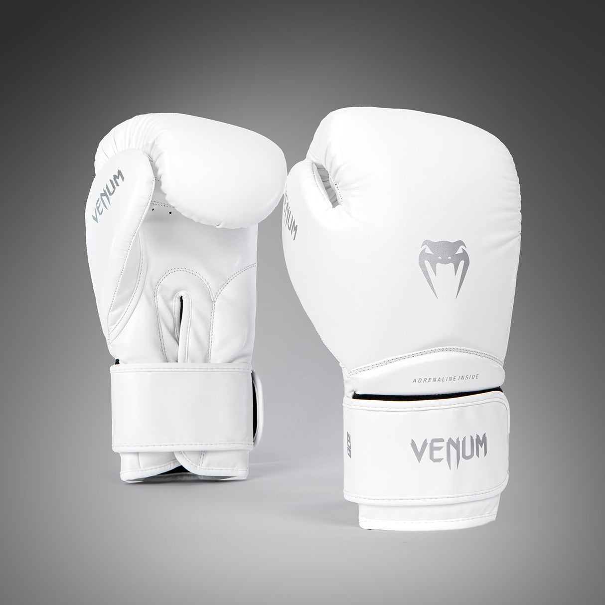 Venum Contender 1.5 Boxing Gloves White/Silver - front