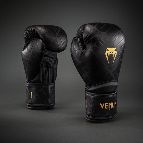 Venum Contender 1.5 XT 3D Boxing Gloves Black/ Gold - back
