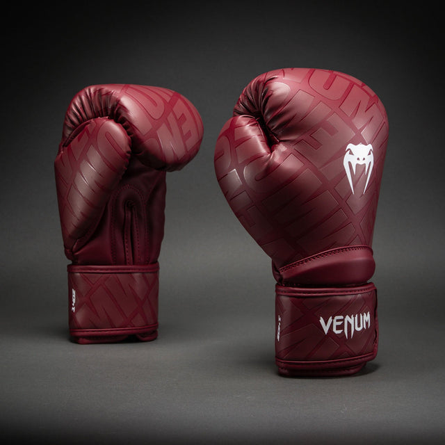 Venum Contender 1.5 XT 3D Boxing Gloves Dark Red - front