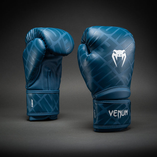 Venum Contender 1.5 XT 3D Boxing Gloves Navy Blue - front