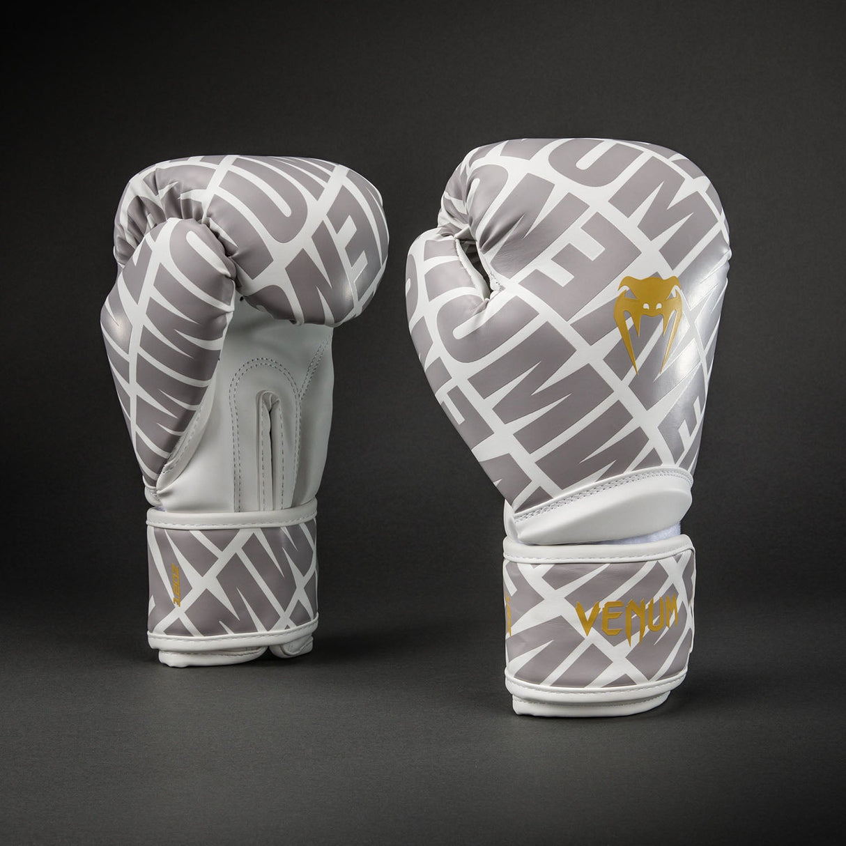 Venum Contender 1.5 XT 3D Boxing Gloves White/ Gold - back