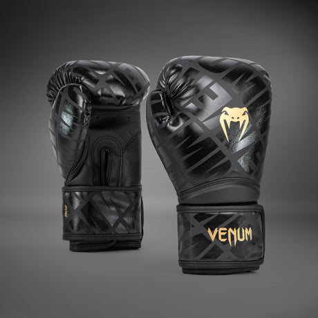 Venum Contender 1.5 XT Kids Boxing Gloves Black Gold - front