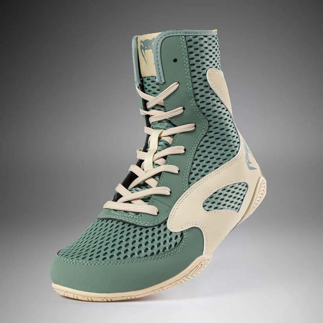 Venum Contender Boxing Boots Aqua Green /Ivory