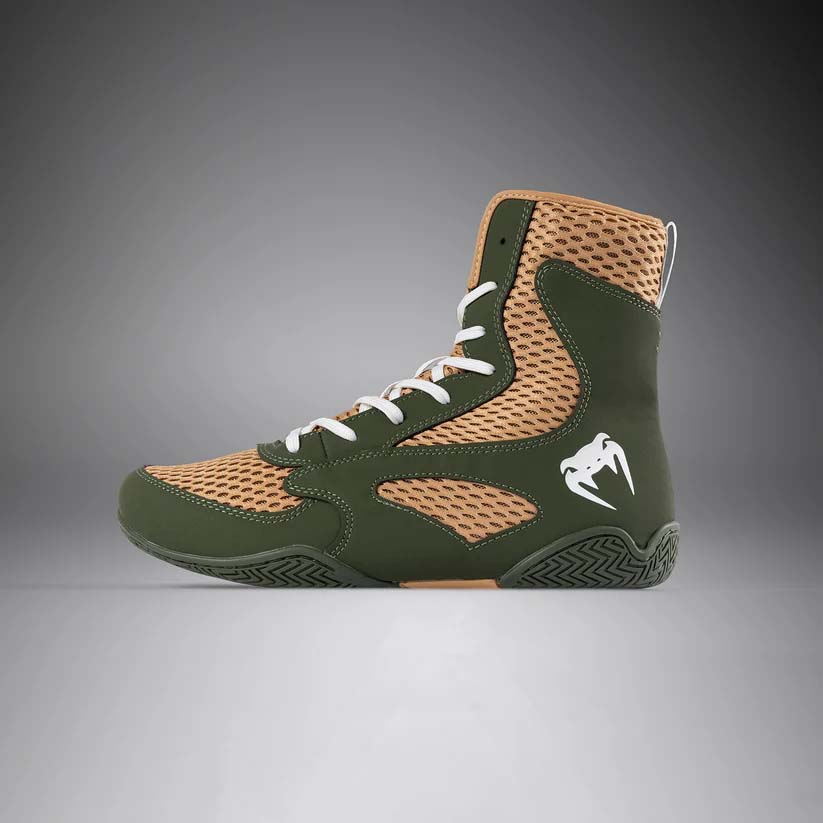 Venum Contender Boxing Boots Military Green/Sand