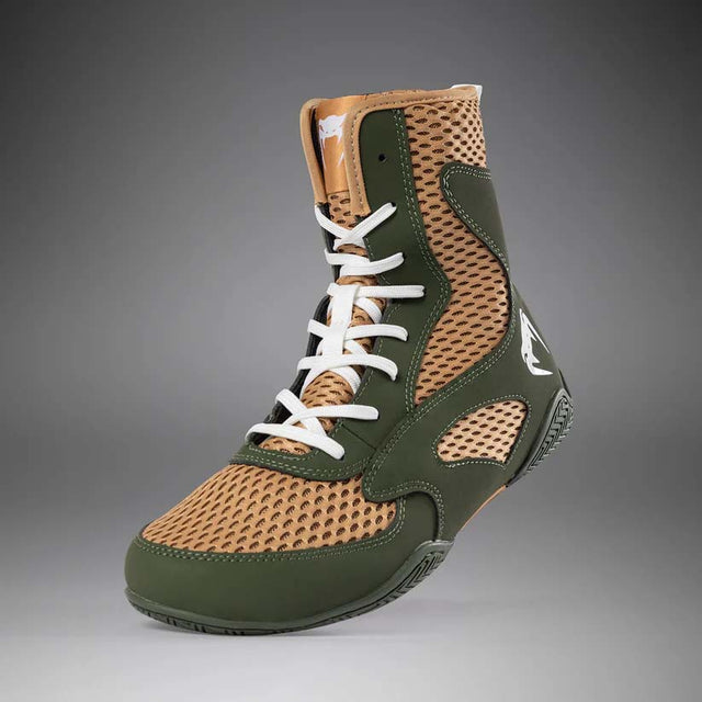 Venum Contender Boxing Boots Military Green/Sand