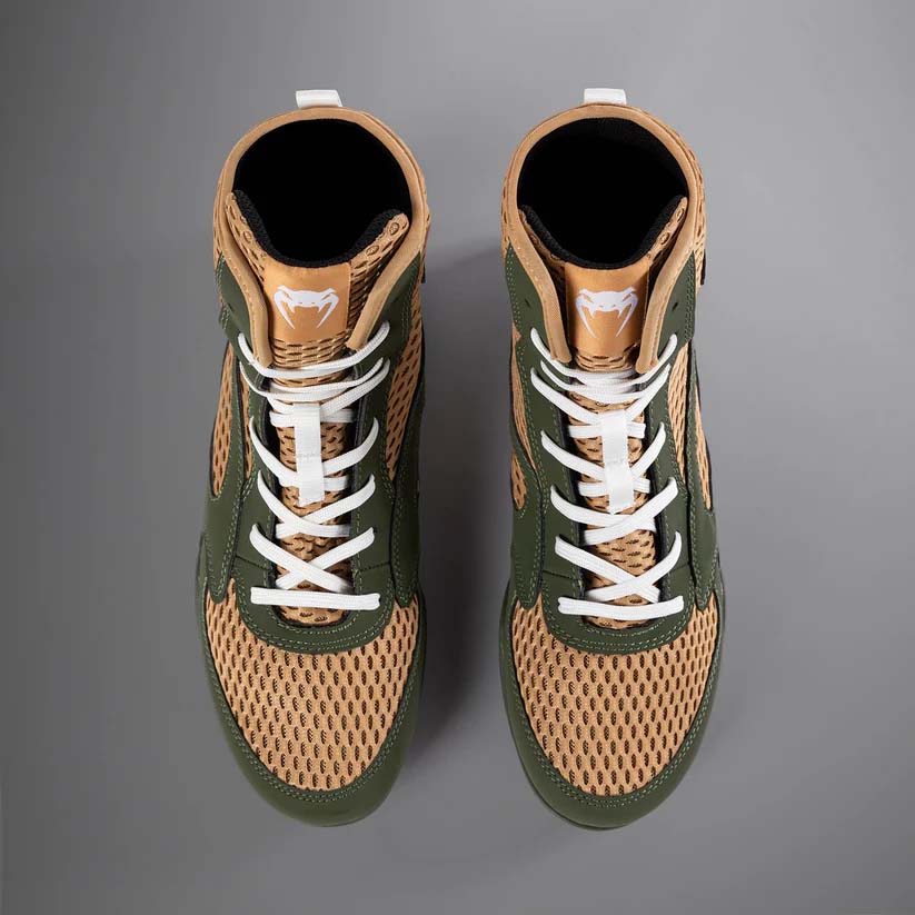 Venum Contender Boxing Boots Military Green/Sand