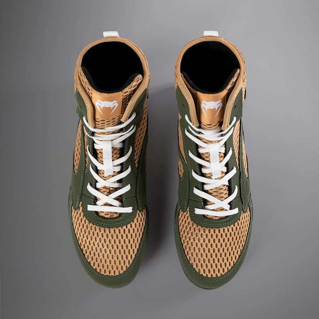 Venum Contender Boxing Boots Military Green/Sand