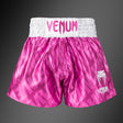 Venum Contender XT Muay Thai Shorts Candy Pink/ White - front