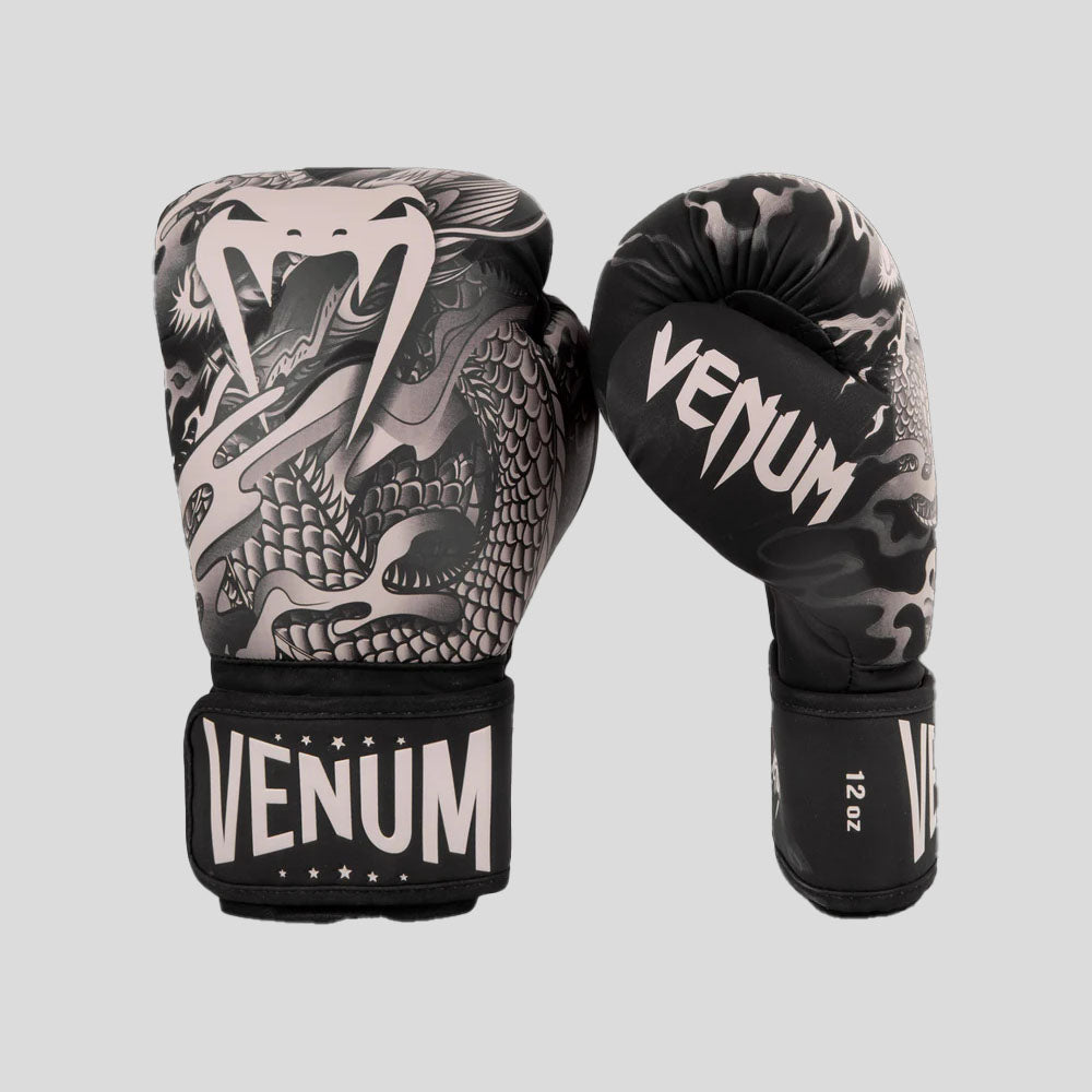 Venum Dragon's Flight Boxing Gloves Black/Sand