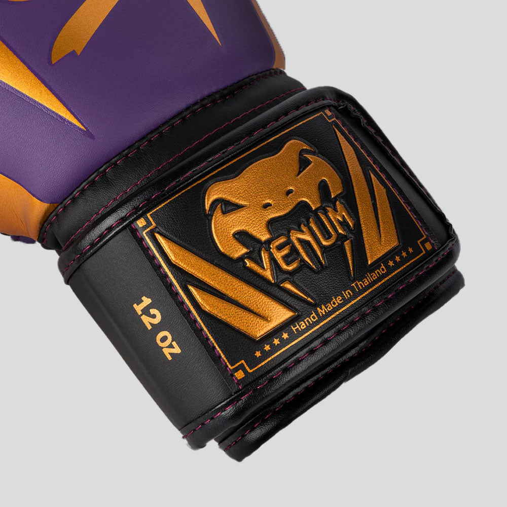 Venum Elite Boxing Gloves Dark Purple