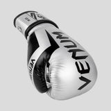 Venum Elite Boxing Gloves Silver/Black