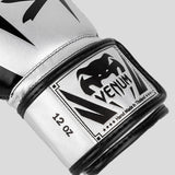 Venum Elite Boxing Gloves Silver/Black