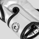 Venum Elite Boxing Gloves Silver/Black