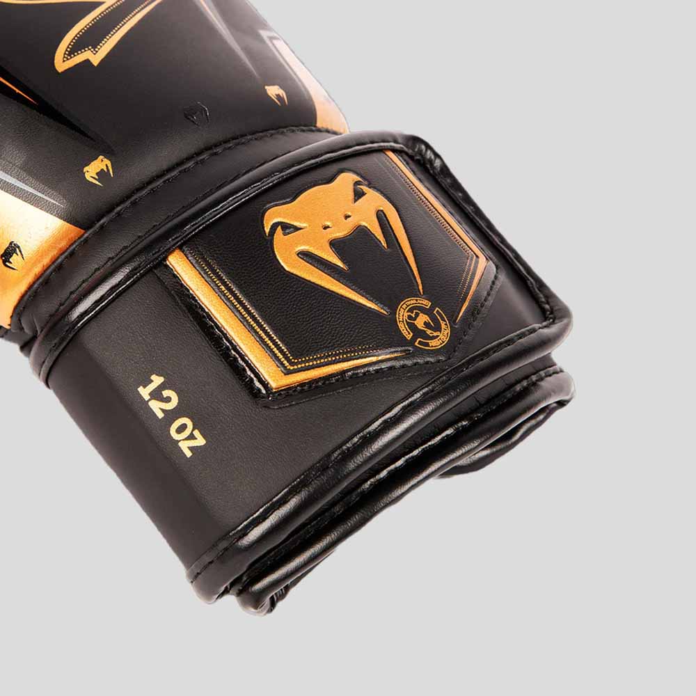 Venum Elite Evo Boxing Gloves Black/Bronze