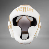 Venum Elite Headgear White/Gold - back