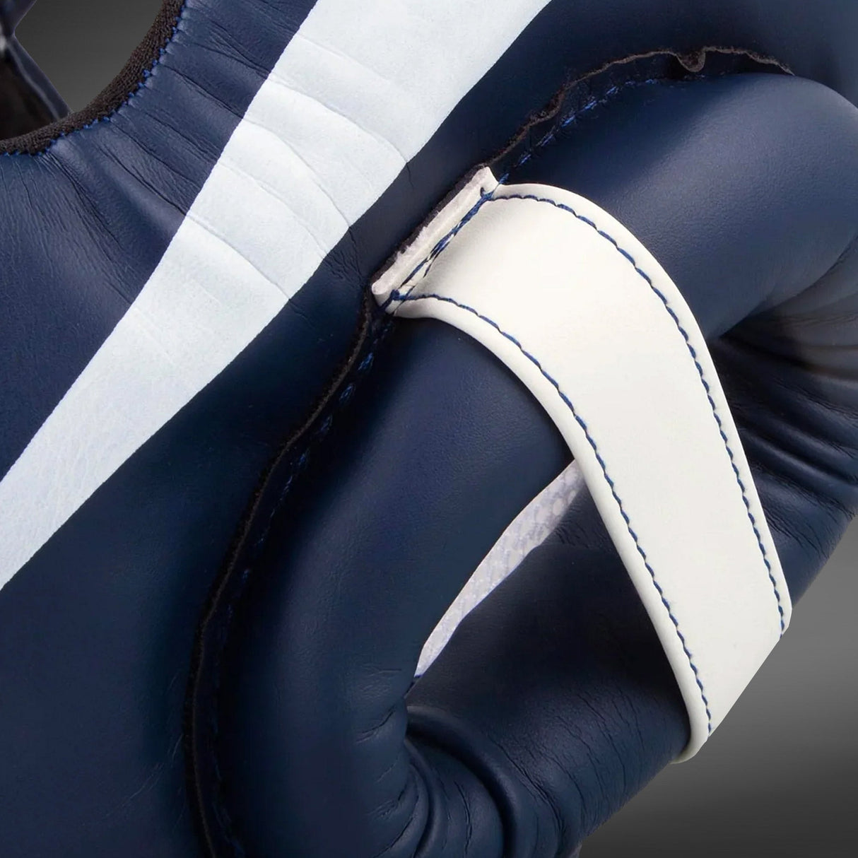 Venum Elite Headgear White/Navy Blue - side