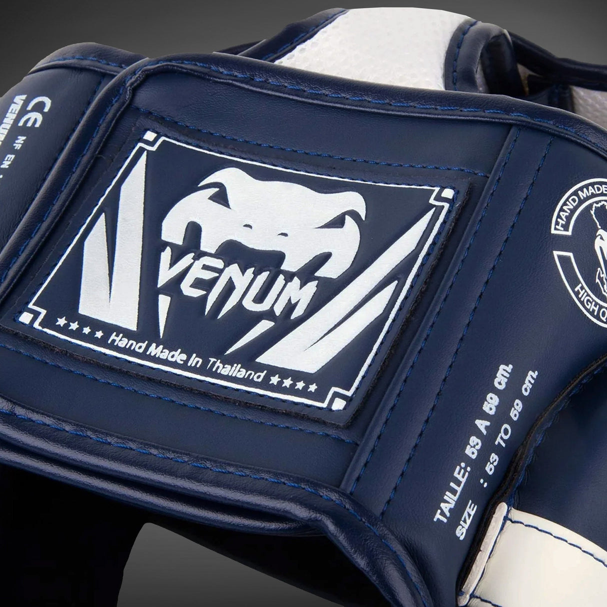 Venum Elite Headgear White/Navy Blue - 6