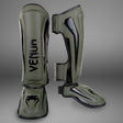 Venum Elite Stand Up Shin guards Khaki/Black - front