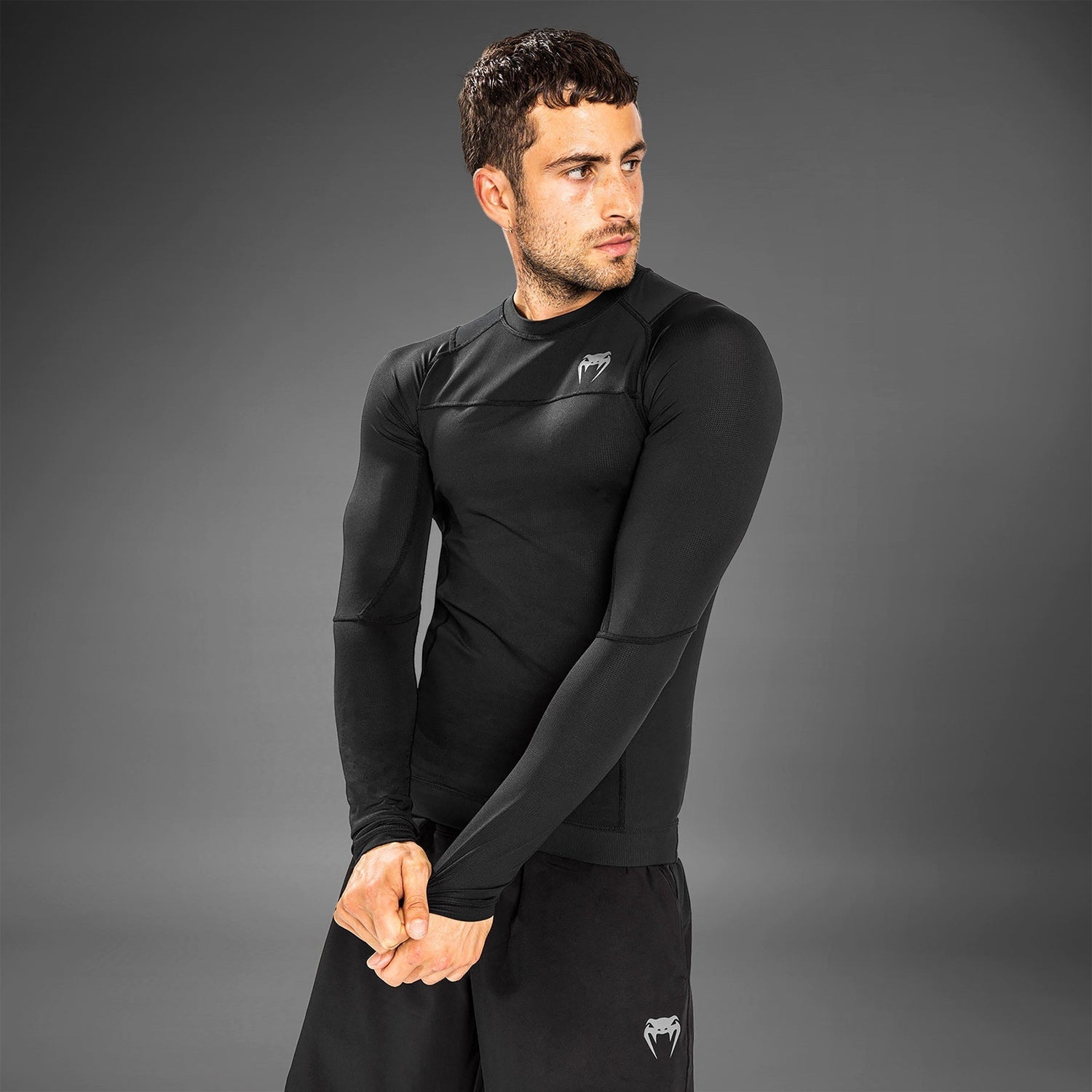 Venum G Fit Air Rashguards Longsleeve Black - detail