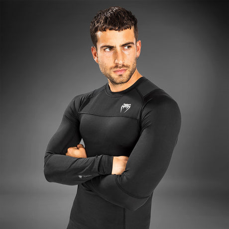 Venum G Fit Air Rashguards Longsleeve Black - front