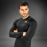 Venum G Fit Air Rashguards Longsleeve Black - front