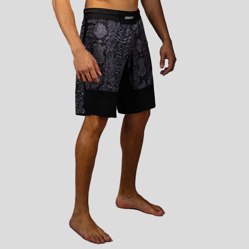 Venum G-Fit Scales Fight Shorts Black/Charcoal Grey