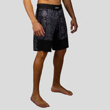 Venum G-Fit Scales Fight Shorts Black/Charcoal Grey