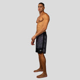Venum G-Fit Scales Fight Shorts Black/Charcoal Grey