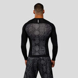 Venum G-Fit Scales Long Sleeve Rash Guard Black/Charcoal Grey