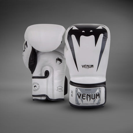 Venum Giant 3.0 Boxing Gloves Nappa Leather White - back