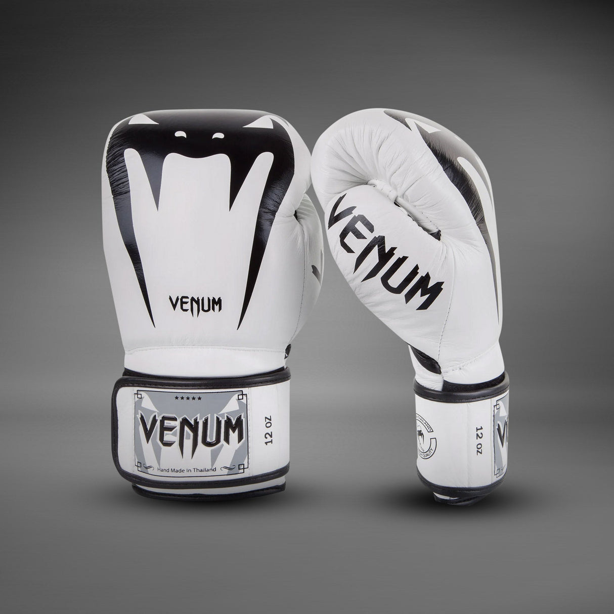 Venum Giant 3.0 Boxing Gloves Nappa Leather White - front
