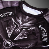 Venum Gladiator 3.0 Rashguard Black/White Short Sleeves - 5