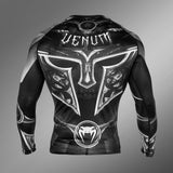Venum Gladiator 3.0 Rashguard Long Sleeves Black/White - side