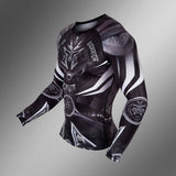 Venum Gladiator 3.0 Rashguard Long Sleeves Black/White - 5
