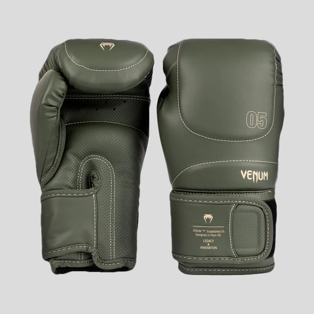 Venum Impact Evo Boxing Gloves Military Green