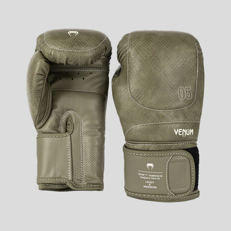 Venum Impact Evo Scales Boxing Gloves Army Green