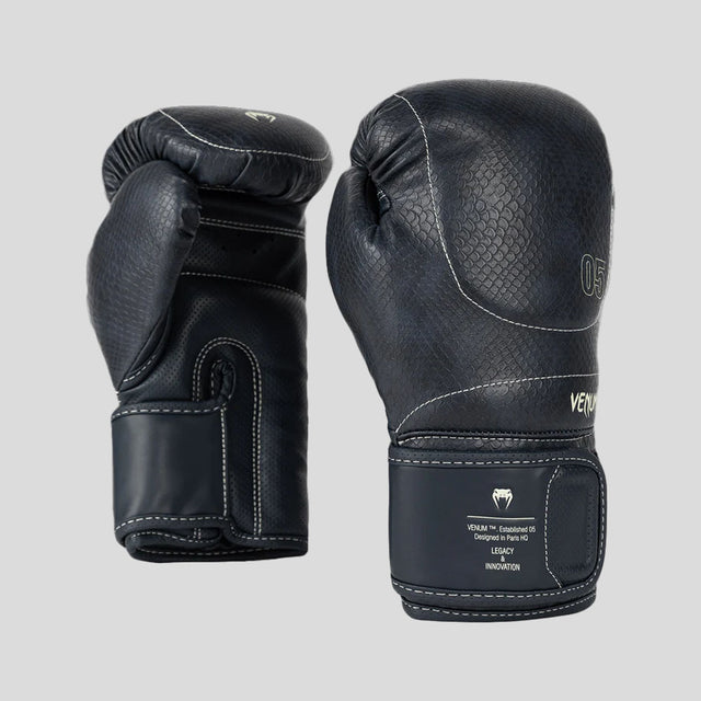 Venum Impact Evo Scales Boxing Gloves Midnight Blue